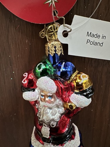 Christopher Radko ¡Increíble 2019! Gema adorno Santa Claus nuevo en caja #1019752 - Imagen 4 de 7