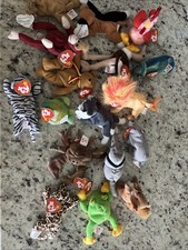 Lot of 17 teenie beanie babies. All in excellent condition with tags.