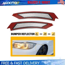 Clear Lens Front Bumper Reflectors For BMW E90 E91 LCI Models 2009-2011 2-20X