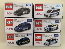 Takara Tomy Tomica Aeon Limited Police Car 6 pcs Set Skyline Voxy XC60