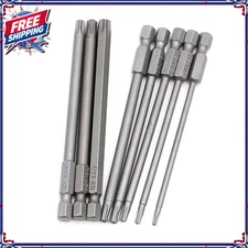 Screwdriver Bit 11pc 100mm S2 Magnetic Torx Star Set Security Tamper Proof Tool