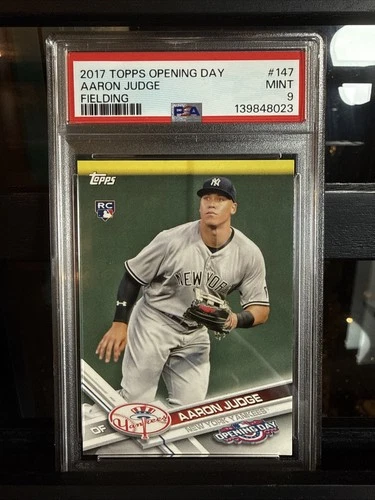 2017 Topps Opening Day Aaron Judge Fielding 147 PSA 9