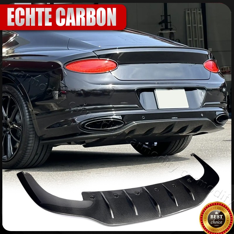 Carbon Heckdiffusor Stoßstange Heckspoiler Für Bentley Continental GT 2018-2024