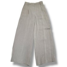 HERMES Wide Pants Womens S Soled Product Striped Made in France F/S from Japan