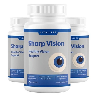 (3 Pack) Sharp Vision Enhance Vision, Support Healthy Eye Function 180Capsules
