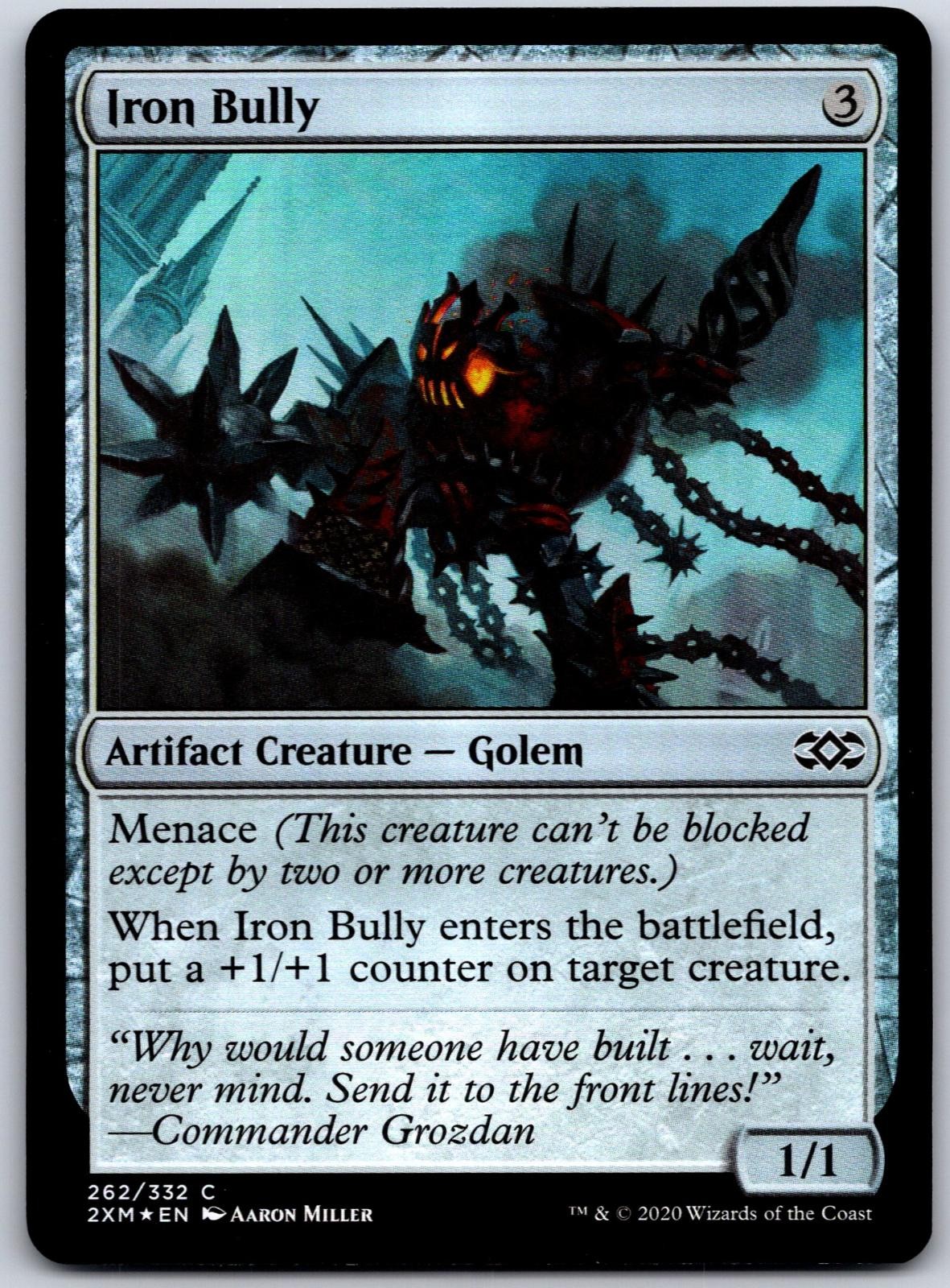 Iron Bully 262 FOIL C Double Masters Magic: The Gathering NM