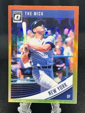 2018 Donruss Optic Variation Red & Yellow #165 Mickey Mantle (The Mick) Yankees
