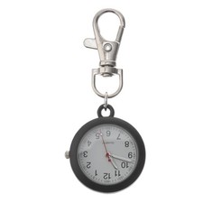 Clip On Pocket Watch: 1pc Nurses Watches for Women Clip Pockets Watches Black