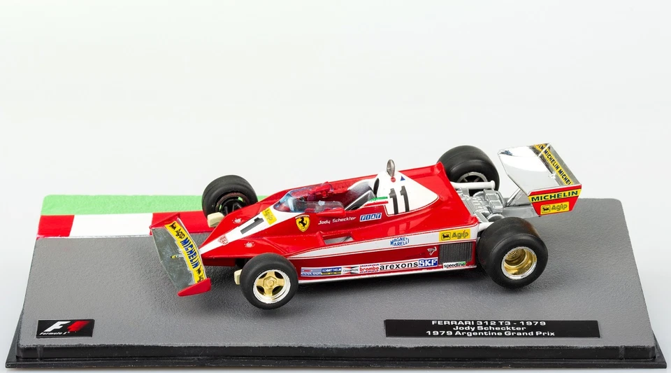 Ferrari 312 T3 Jody Scheckter 1979 Modellino Formula 1 Scala 1:43 Blister Nuovo - Immagine 2 di 4