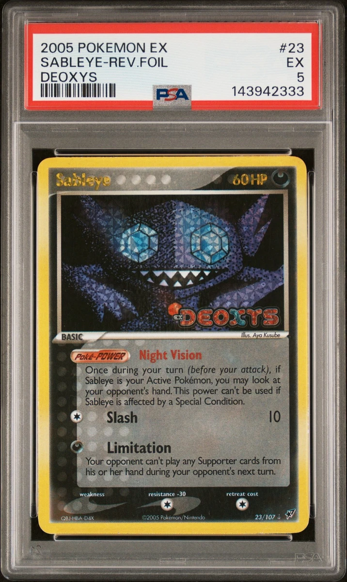 Pokémon TCG EX Deoxys Rare Collectible Individual Card Games for