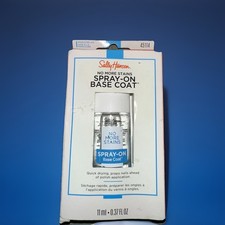 Sally Hansen No More Stains Spray On Base Coat 45114 NO More Stains 0.37 FL OZ.