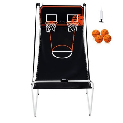 Uimoso Arcade-Basketballspiel für 2 Spieler mit faltbarem Basketballkorb