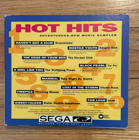 Sega CD Rock Paintings CD+G Sampler  & Hot Hits Music Case and Discs Complete