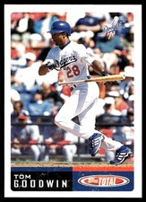 Tom Goodwin 2002 Topps Total #979 Dodgers MLB READ FREE SHIPPING AutographDen