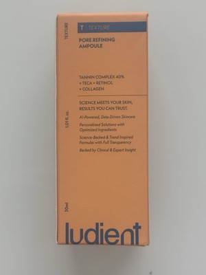 ludient Texture Pore Refining Ampoule Retinol Niacinamide Collagen 1.01 fl oz