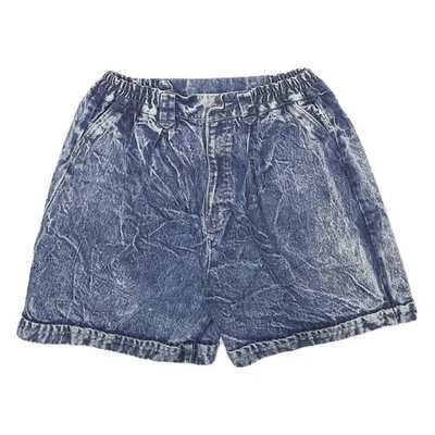Shorts en Jean Bleu Décontractés Taille S W26, Coton Mélangé, Taille Élastique - Photo 1/4