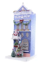 Cody Foster Santa's Purple Knitting & Haberdashery Christmas Village House