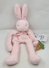 Bunnies By the Bay Blossom Pink Lovey Bunny Silly Buddy pacifier holder baby toy