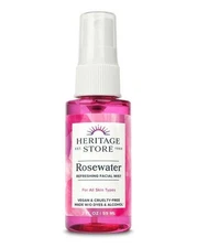 Heritage Store Rosewater w/Atomizer 2 oz Spray