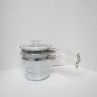 Vintage PYREX 1 1/2 Gourment Double Boiler Flameware Set 6283 Excellent