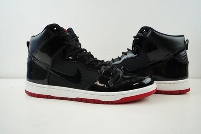 2018 Nike Dunk SB High Rivals Pack size 12 w/ Box black red bred patent