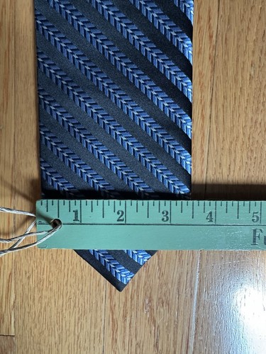 Robert Talbott Best of Class Tie CARMEL Blue and Black - Picture 7 of 7