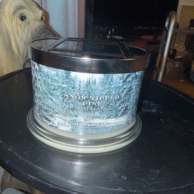 Homeworx by Slatkin & Co 4 wick 18oz candle Snow Tipped Pine