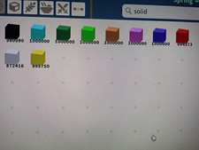 Roblox Islands Solid Colored Block Bundle