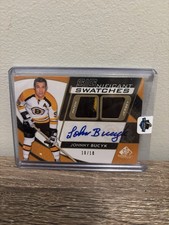 2008-09 SP Game Used Significant Swatches JOHNNY BUCYK Auto Patch Jersey 10/10