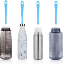 Bottle Cleaning Brush Set Long Handle Silicone Brushes Jug Thermos Flask Cleaner