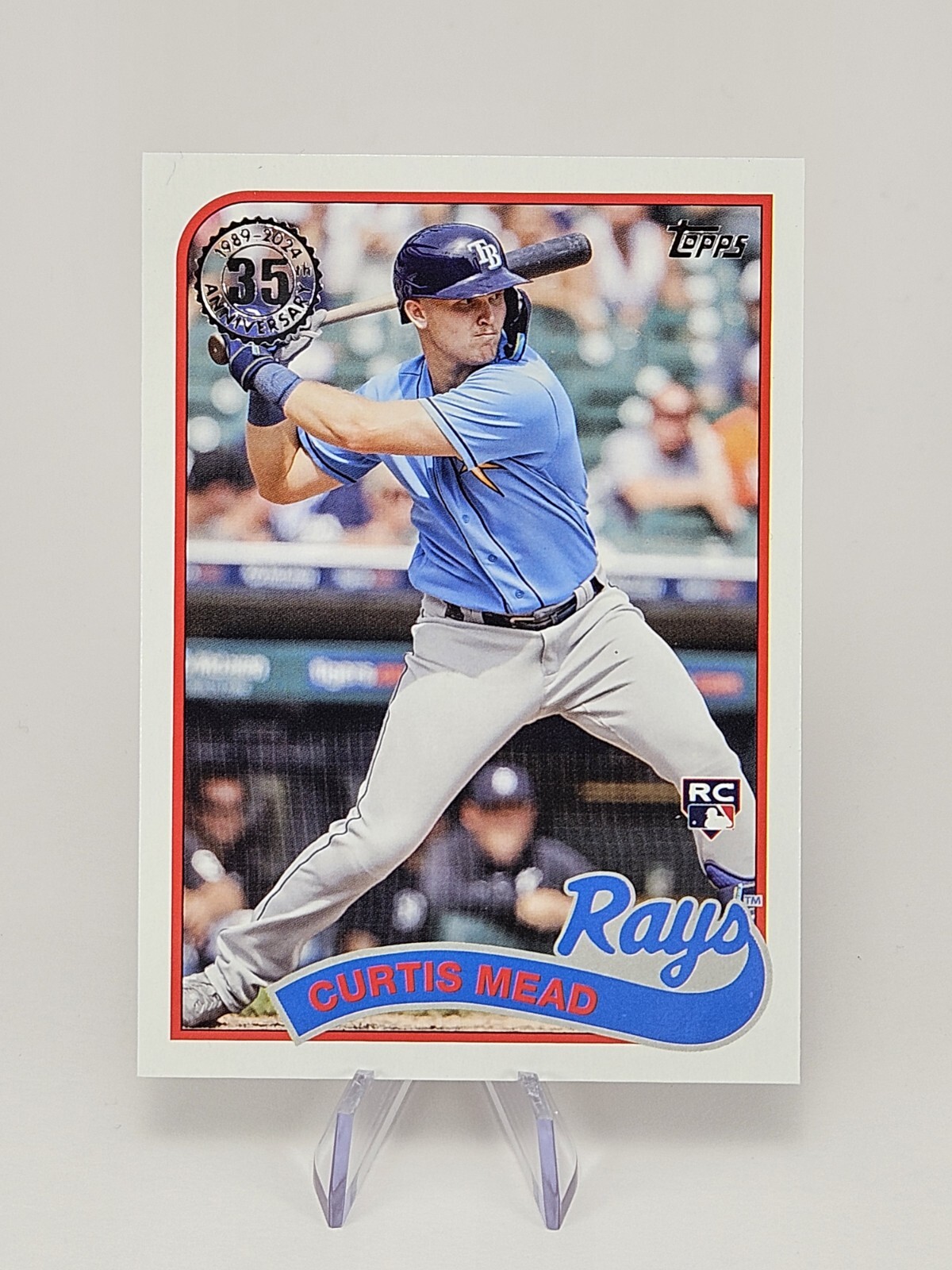 2024 Topps Series 1 35th Anniversary 1989 Throwback Curtis Mead #89B-85 RC