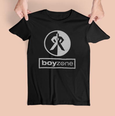Logo Boyzone Music Band Gift For Fans Cotton Black S-234XL Men Women Shirt CM118