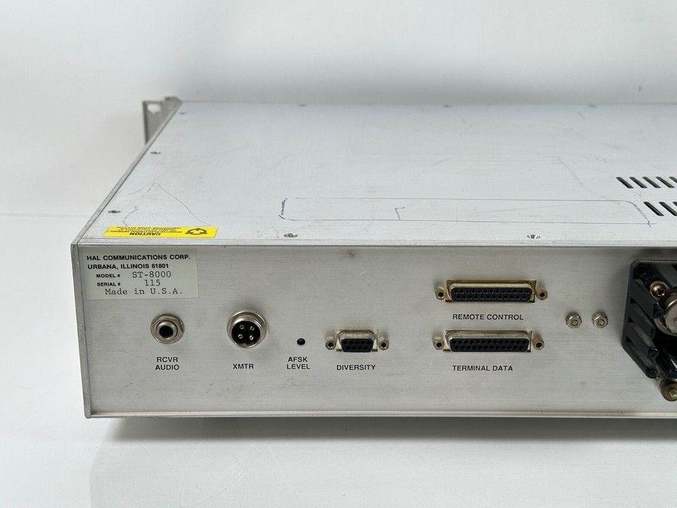 HAL Communications ST-8000 HF Modem Good Condition RTTY Demodulator ...