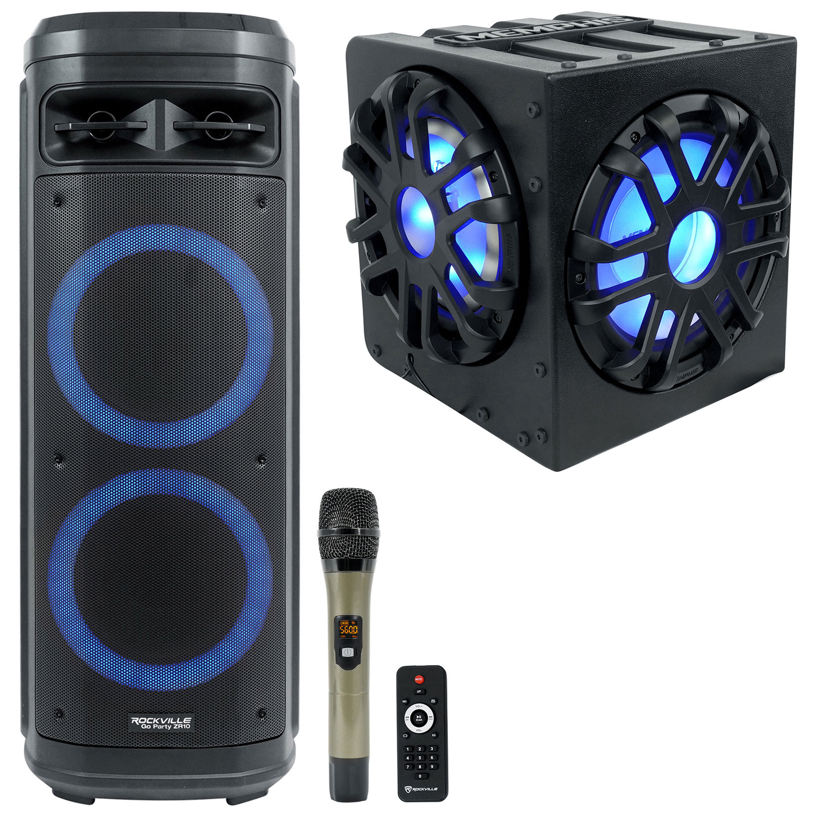 Memphis Audio MME10T24 10 Морской катер 3 10 сабвуферов Корпус Динамик для вечеринок 56690₽