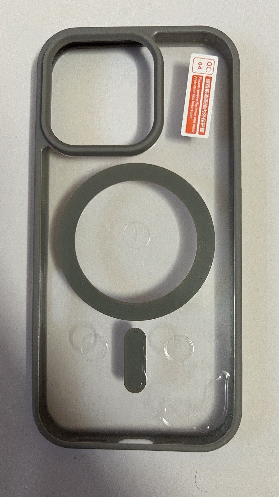 iphone 16 pro magsafe clear cover case-image