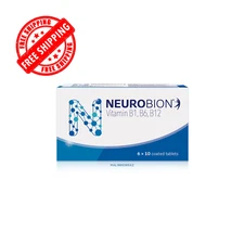 60 Tablets Neurobion Vitamin B1, B6, B12 for Numbness, Tingling & Nerve Relief