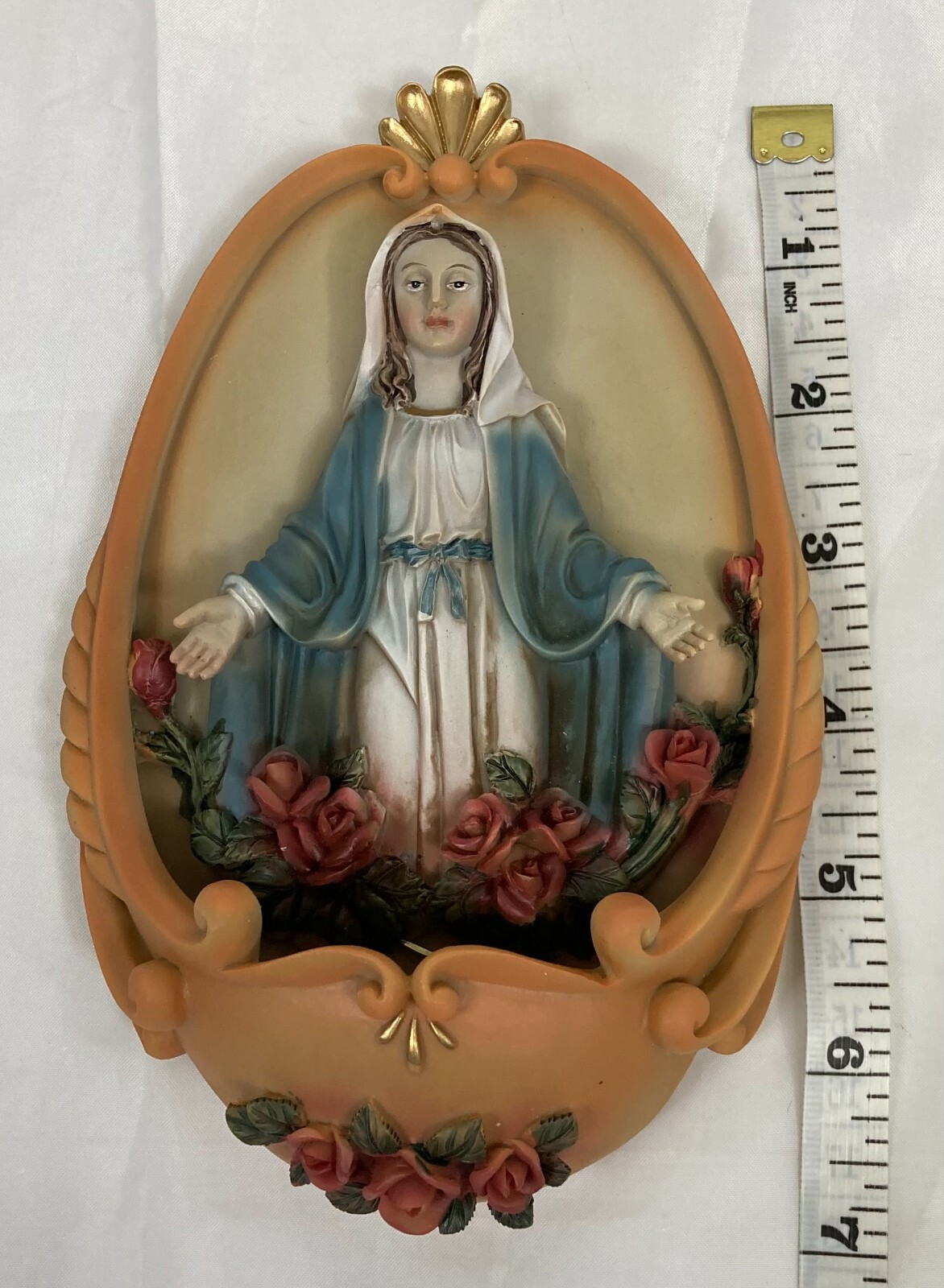 Mary Holy Water Holder Wall Mounted #33219