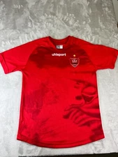 Persepolis FC Home Jersey 2020 Uhlsport Soccer Football Futbol Jersey Red SMALL