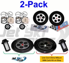 SeaDoo 951 Dual Mikuni SBNI Carb Carburetor Rebuild Kit GSX GTX RX XP LRV Ltd