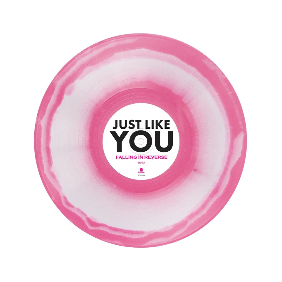 SEALED Falling In Reverse Just Like You PINK WHITE vinyl fashionably monster LP Foto 4 de 4