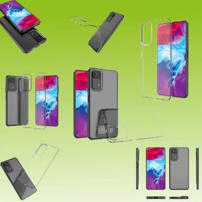 Für Xiaomi Redmi Note 11S / 11 4G Silikon Transparent Handy Tasche Etuis Hülle