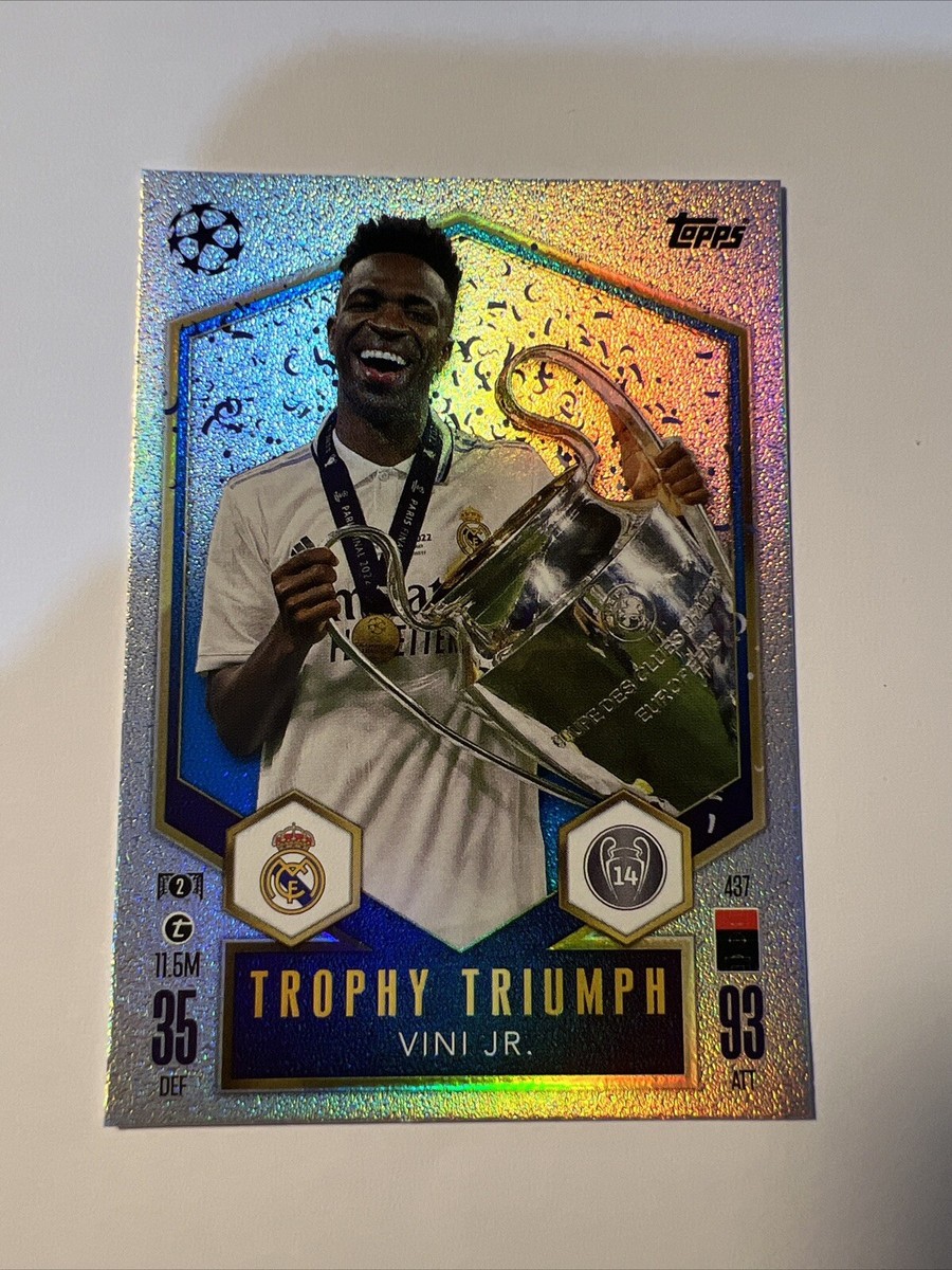 VINI JR TOPPS Match Attax 24/25 TROPHY TRIUMPH Card # 437