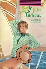 JULIE ANDREWS leggy JENNIS KARENZI 1966 Vintage JPN Picture Clipping 7x10 lg/r