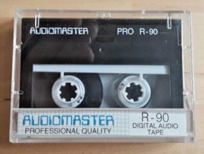   DAT Leerkassette 90 min - AUDIOMASTER PRO R-90 - DAT professional, 1x benutzt