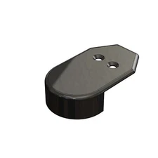 TACO Marine 1-9/16" Black Rub Rail End Cap F90-0002BKN (EACH)