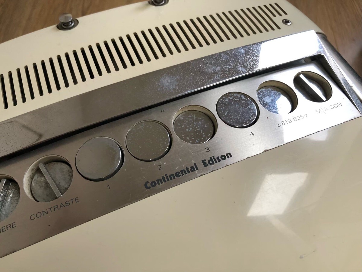 Télévision Vintage Continental Edison Space Age 41cm – Années 70, Tube Cathodique