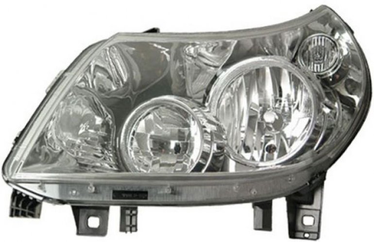 Phare avant gauche pour Citroen Jumper 2011-2014 optique de remplacement route et croisement