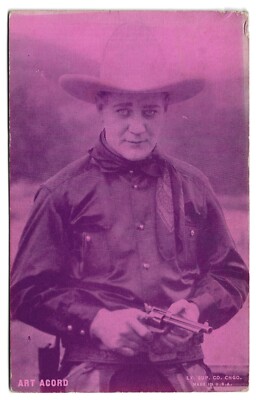 Art Acord - Western Actor - Exhibit Supply Company - Postcard 6871