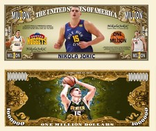 OUR NIKOLA JOKIC NOVELTY BILL  (25 EA)