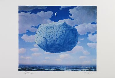 Rene Magritte - Zeno's Arrow (lithograph, plate-signed & numbered)
